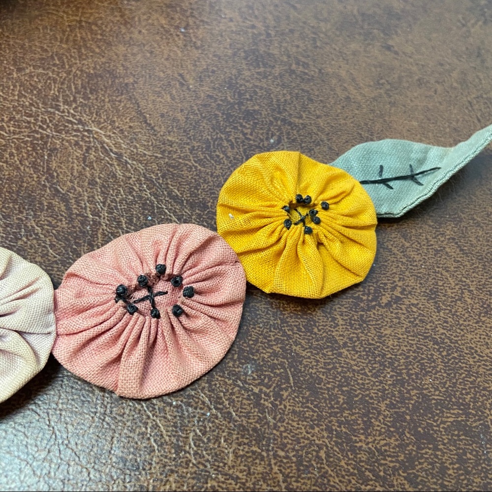 Antique Floral Craft Piece - Picture 4 of 6
